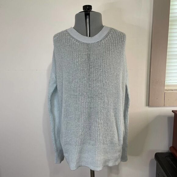 TopShop Light Blue Soft Angora Blend Sweater US Size 6 EU Size 38 - Picture 1 of 7